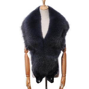 Fox Fur Neck Wrap: Stylish Unisex Winter Scarf Shawl, Thickened for Warmth